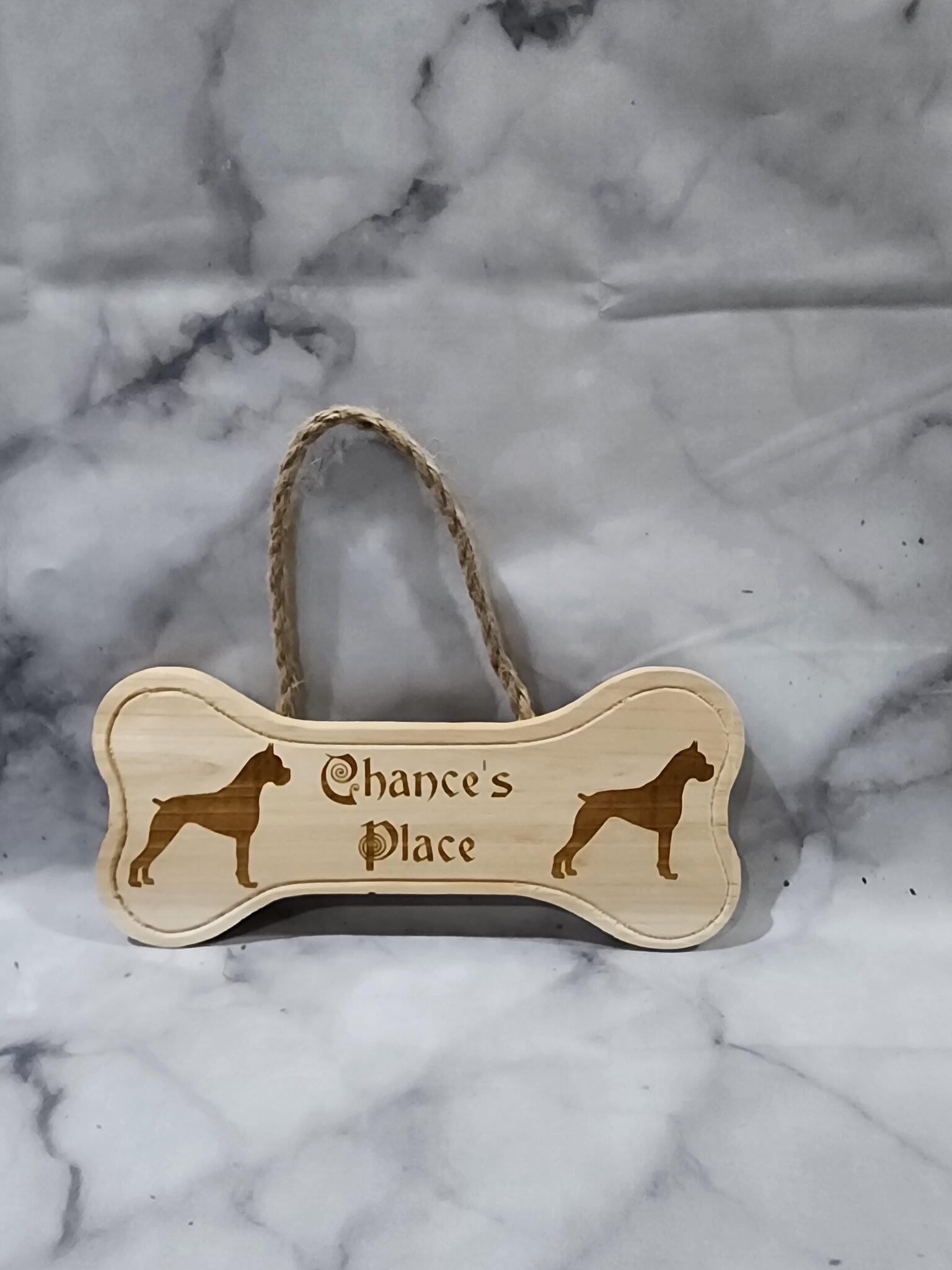 MIsc - Wood items - Dog bone